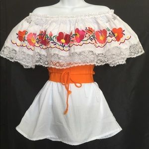 Gorgeous poplin embroidered blouse